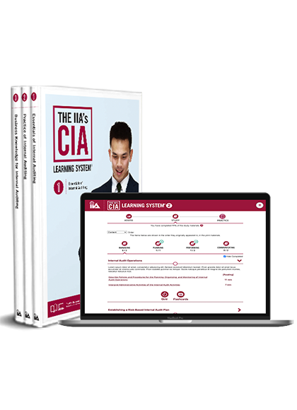 THE IIA’S CIA LEARNING SYSTEM VERSION 7.0 PRINT + ONLINE